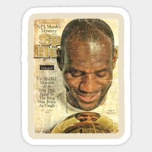 COVER SPORT - SPORT ILLUSTRATED - ON HIS MJ MOMENT Sticker